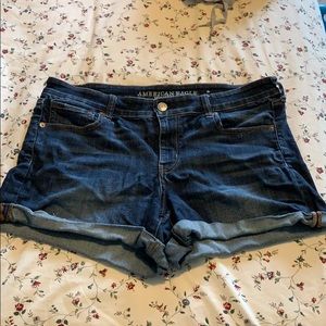 American Eagle Midi Denim Shorts